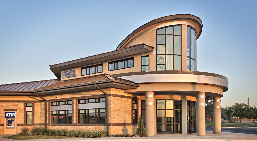 Exterior of PECU branch in Round Rock, TX 