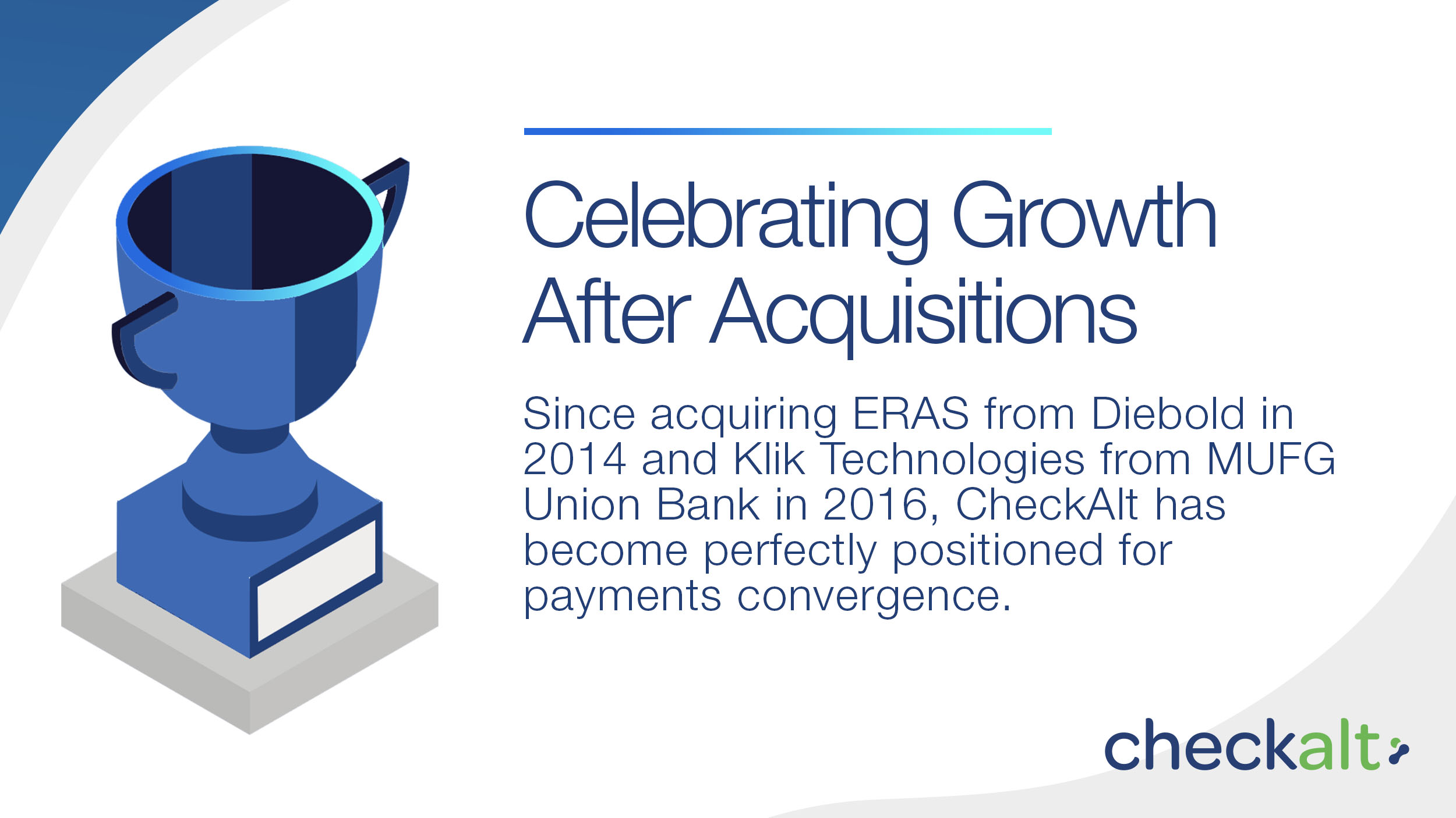 CheckAlt Grows in the Years After Klik, ERAS Acquisitions